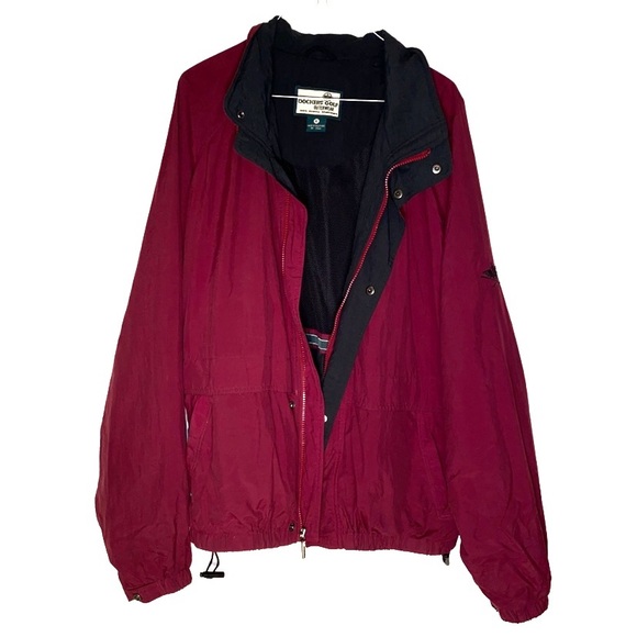 Dockers Golf Outerwear lightweight red jacket XL - Picture 1 of 5